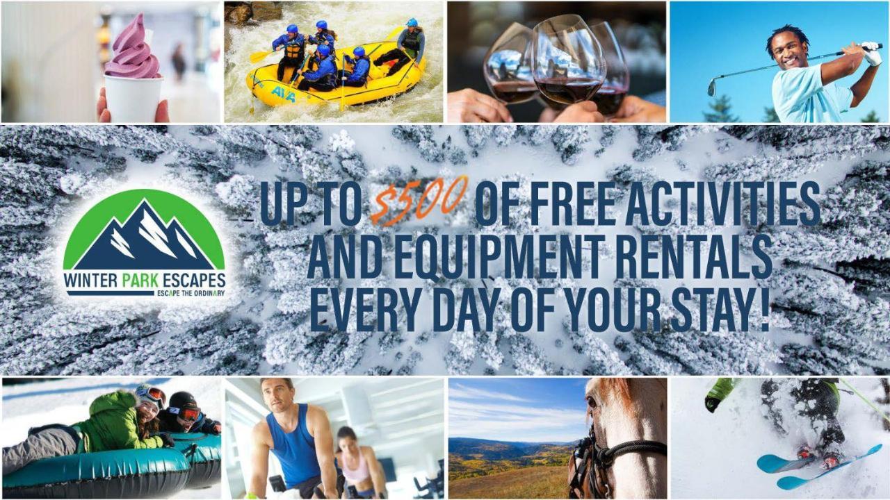 New Luxury Condo 2202 With Hot Tub, Ac & Great Views - 500 Dollars Of Free Activities & Equipment Rentals Daily Winter Park Kültér fotó